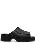 Eckhaus Latta sandales Frame 55 mm en cuir - Noir - thumbnail