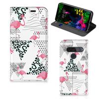 LG G8s Thinq | Hoesje maken | Flamingo Triangle