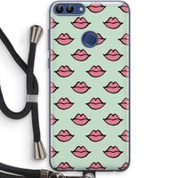 Lipjes: Huawei P Smart (2018) Transparant Hoesje met koord