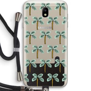 Paradise: Samsung Galaxy J7 (2017) Transparant Hoesje met koord