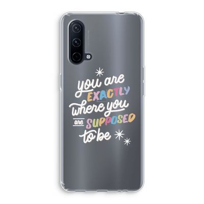 Right Place: OnePlus Nord CE 5G Transparant Hoesje