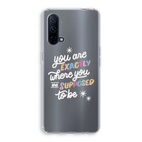 Right Place: OnePlus Nord CE 5G Transparant Hoesje