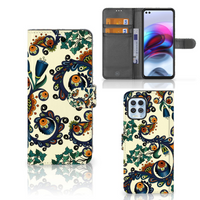 Wallet Case Motorola Moto G100 Barok Flower