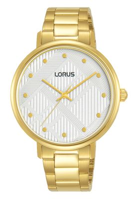 Lorus RG298UX9 Horloge staal goudkleurig-wit 36 mm
