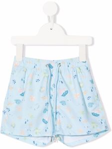 Knot short de bain Parker à motif imprimé - Bleu