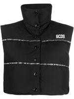 GCDS gilet matelassé Bling - Noir - thumbnail