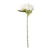 Kunstbloem hortensia - wit - 63 cm - thumbnail