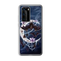 Vleermuizen Maan: Huawei P40 Pro Transparant Hoesje