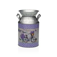 Vaas Versa Lila Metaal Fiets 13 x 15,5 x 21 cm