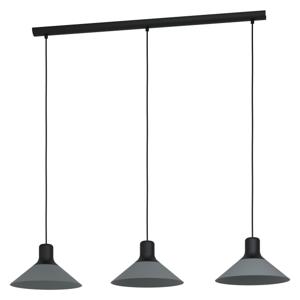 EGLO Abreosa hangende plafondverlichting Flexibele montage E27 Zwart, Grijs