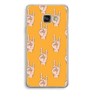 Rock: Samsung A3 (2017) Transparant Hoesje