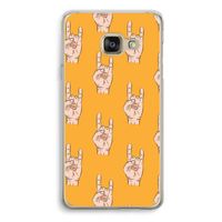 Rock: Samsung A3 (2017) Transparant Hoesje Rock: Samsung A3 (2017) Transparant Hoesje