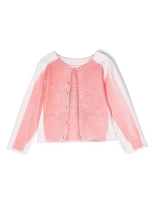 Burberry Kids short à motif Equestrian Knight en coton - Rose