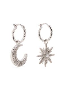 Missoma x Harris Reed boucles créoles Moonlight - Argent