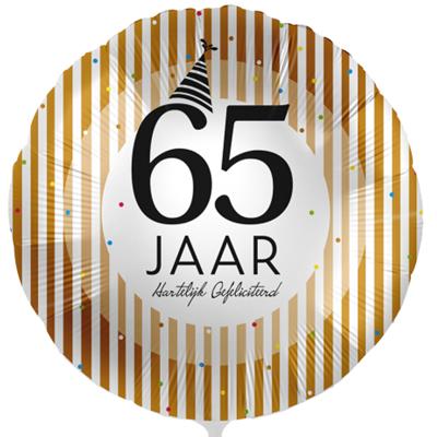 65 jaar van harte gefeliciteerd