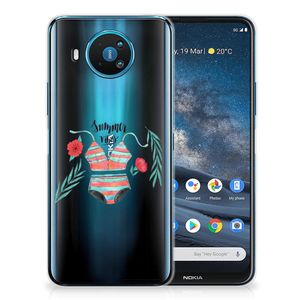 Nokia 8.3 Telefoonhoesje met Naam Boho Summer