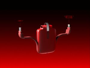 Rolling Square RollingSqaure Tau Red 1400 mAh Rood