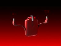 Rolling Square RollingSqaure Tau Red 1400 mAh Rood - thumbnail