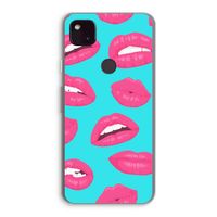 Bite my lip: Google Pixel 4a 5G Transparant Hoesje