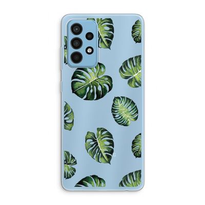 Tropische bladeren: Samsung Galaxy A52 Transparant Hoesje