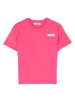 MSGM Kids T-shirt met logoprint - Roze - thumbnail