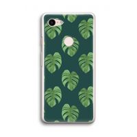 Monstera leaves: Google Pixel 3 Transparant Hoesje