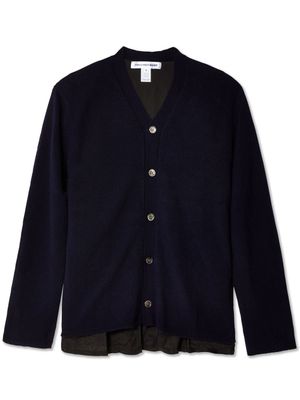 Comme Des Garçons Shirt chemise superposé à manches longues - Bleu
