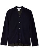 Comme Des Garçons Shirt chemise superposé à manches longues - Bleu