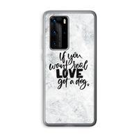 Partner in crime: Huawei P40 Pro Transparant Hoesje