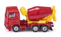 Siku 0813 cement mixer 8,3cm rood/geel