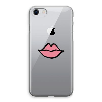 Kusje: iPhone 8 Transparant Hoesje