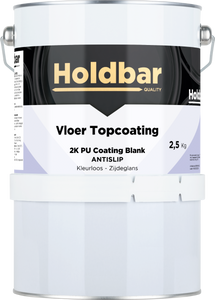 Holdbar Vloer Topcoating Zijdeglans Antislip 2,5 kg