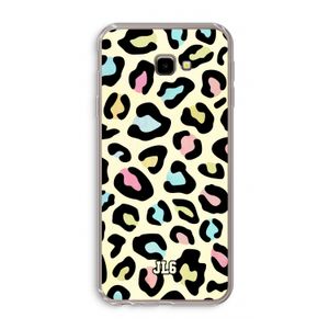 Leopard pattern: Samsung Galaxy J4 Plus Transparant Hoesje