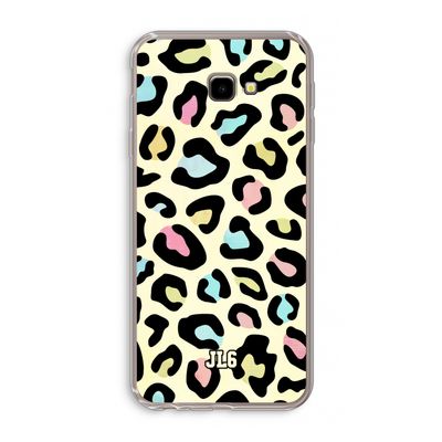 Leopard pattern: Samsung Galaxy J4 Plus Transparant Hoesje