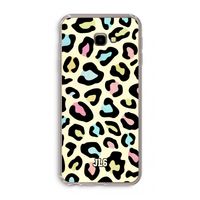 Leopard pattern: Samsung Galaxy J4 Plus Transparant Hoesje