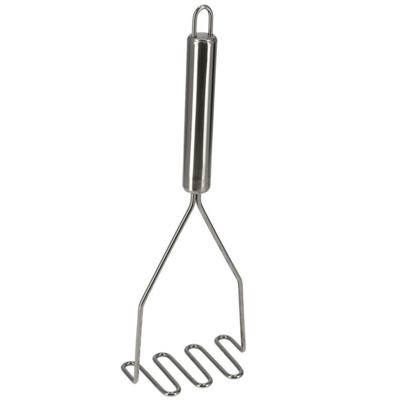 Aardappelstamper/pureestamper - rvs metaal - keuken gerei - 26 cm
