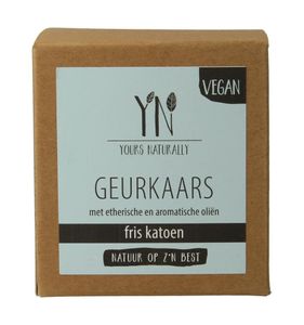 Geurkaars in glas fris katoen 20cl