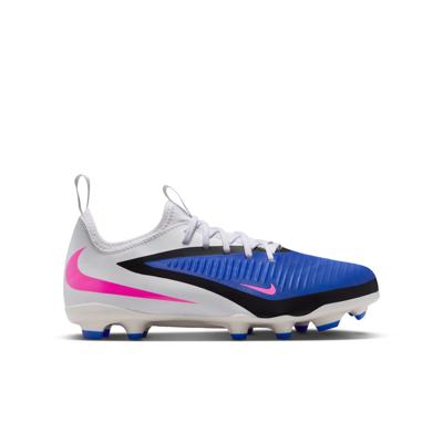 Nike Phantom 6 Low Academy Gras / Kunstgras Voetbalschoenen (MG) Kids Blauw Wit Felroze Nike Phantom 6 Low Academy Gras / Kunstgras Voetbalschoenen (MG) Kids Blauw Wit Felroze