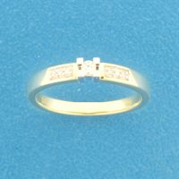 TFT Ring Diamant 0.08ct H SI Bicolor Goud