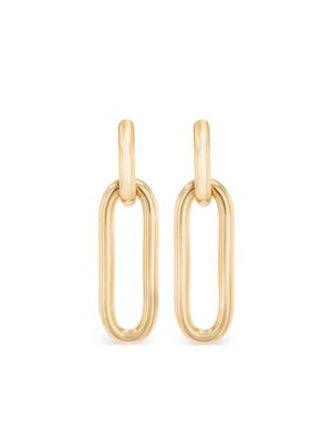 Pragnell boucles d'oreilles pendantes Havana en or 18ct