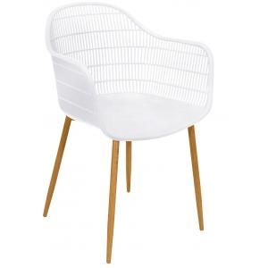 Noville witte tuinstoelen - Set van 4 stuks