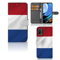 Xiaomi Redmi 9T | Poco M3 Bookstyle Case Nederlandse Vlag - thumbnail
