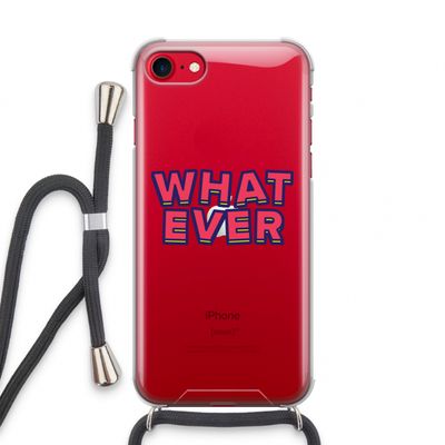 Whatever: iPhone SE 2020 Transparant Hoesje met koord