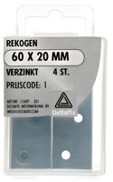 Rekogen 60 20mm 1,5mm verz 4st - Deltafix