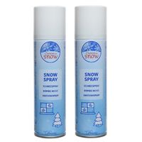 6x stuks milieuvriendelijke sneeuwspray / spuitsneeuw 150 ml - thumbnail