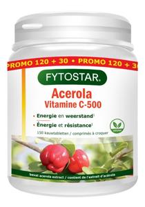 Fytostar Acerola vitamine C 500 kauwtablet