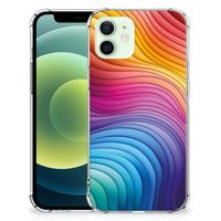 Shockproof Case voor iPhone 12 Mini Regenboog - thumbnail