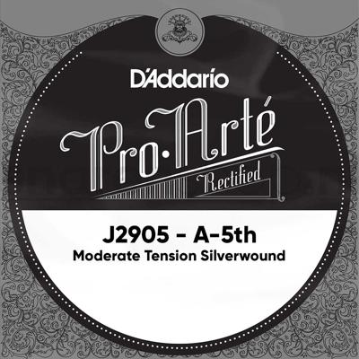 D'Addario J2905 Silverwound Losse Klassieke A5-Snaar - Gematigde Spanning