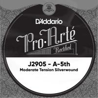 D'Addario J2905 Silverwound Losse Klassieke A5-Snaar - Gematigde Spanning