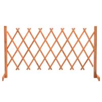VidaXL Tuinlatwerk 150x80 cm massief vurenhout oranje